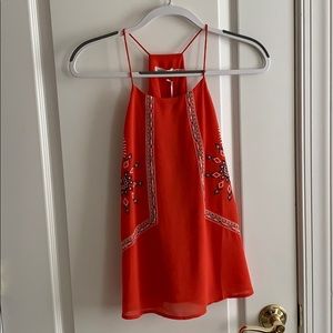 Blu Pepper Summer Embroidered Tank